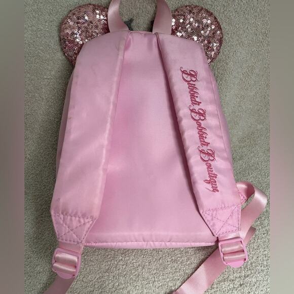 RARE Disney Cruise Line DCL Bibbidi Bobbidi Boutique Backpack Pink - Picture 4 of 9